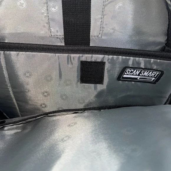 SwissGear Black and Gray Travel Backpack - Picture 10 of 12